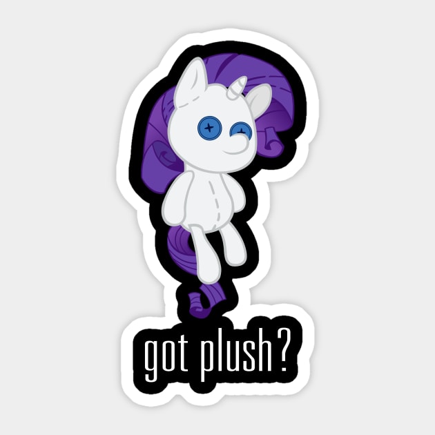 MLP - Got Plush? Sticker by Alexstrazsa